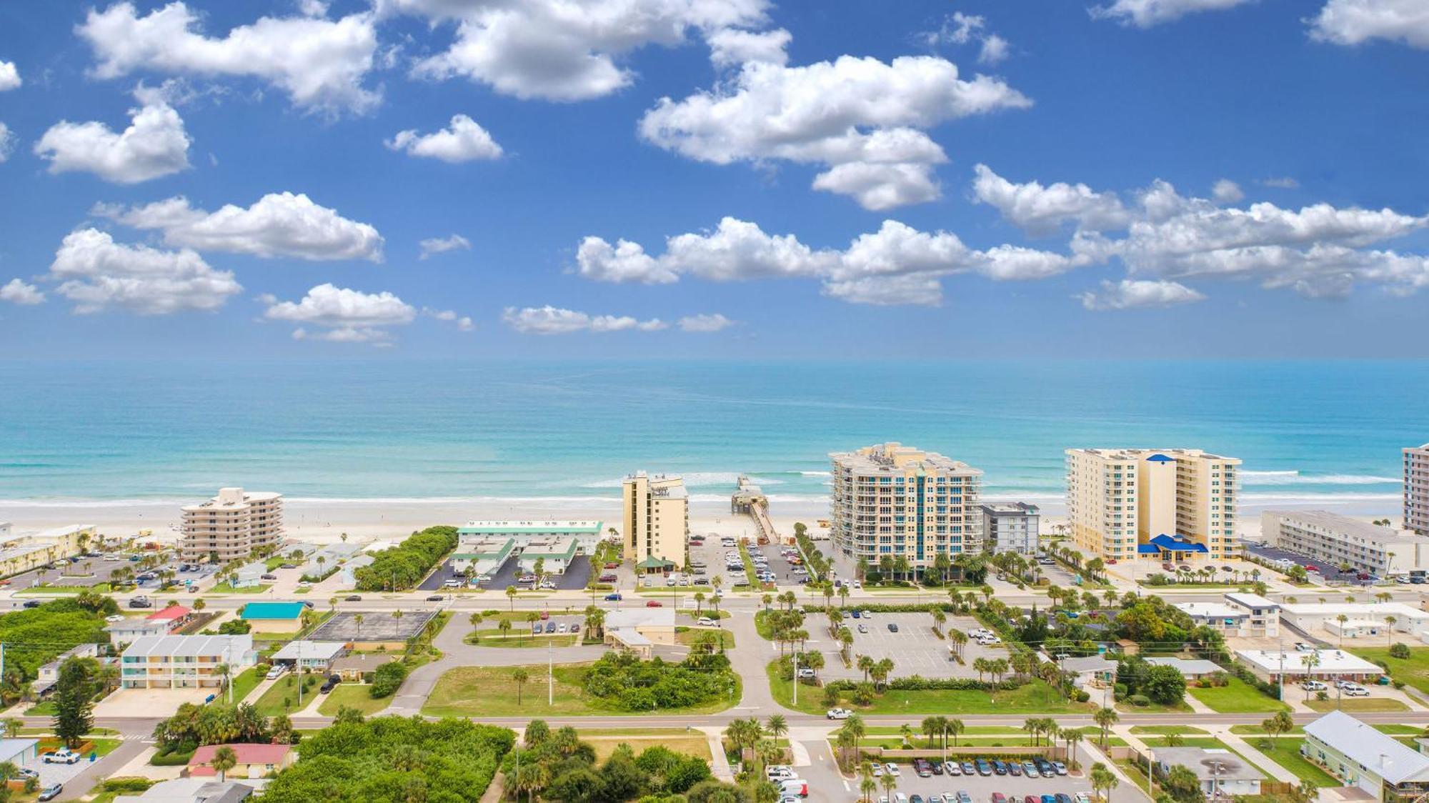 Ocean Views From Your Private Balcony! Sunglow Resort 606 By Brightwild Daytona Beach Shores Extérieur photo