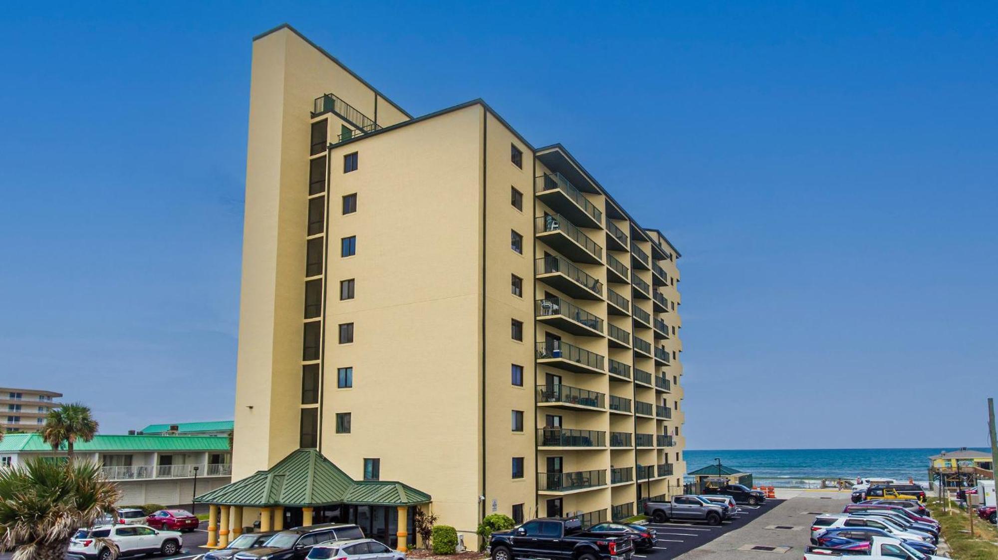 Ocean Views From Your Private Balcony! Sunglow Resort 606 By Brightwild Daytona Beach Shores Extérieur photo