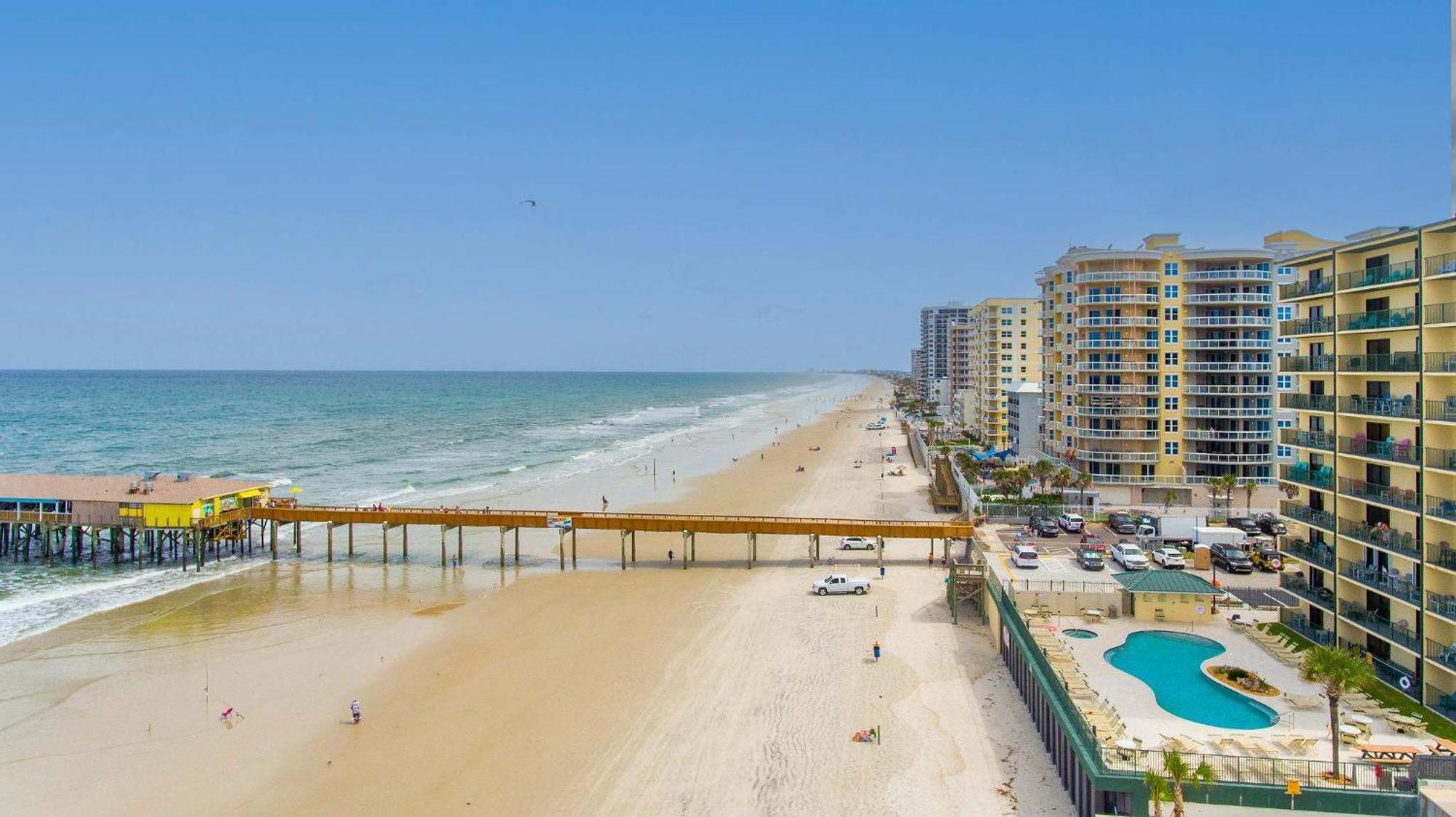 Ocean Views From Your Private Balcony! Sunglow Resort 606 By Brightwild Daytona Beach Shores Extérieur photo