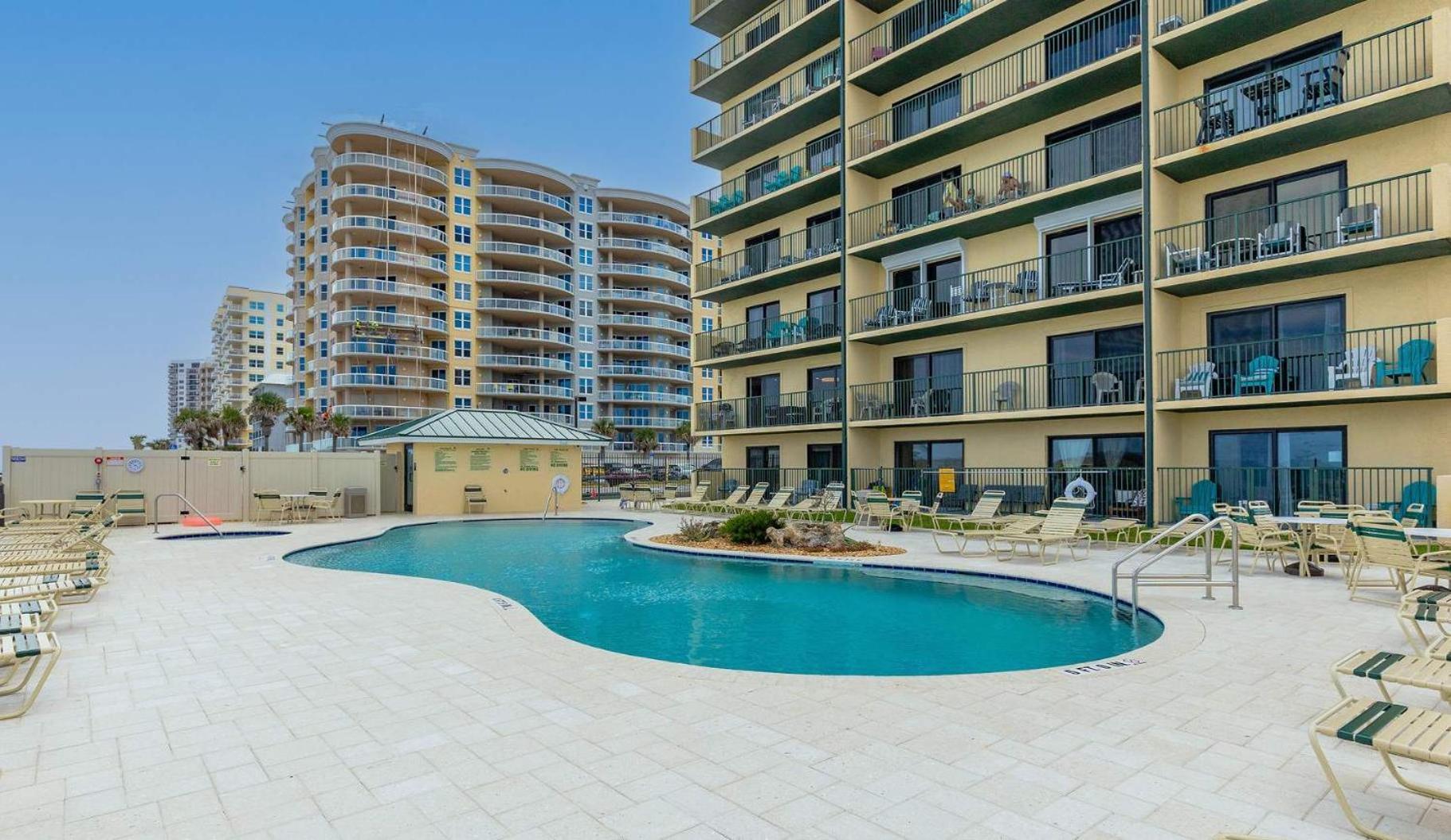 Ocean Views From Your Private Balcony! Sunglow Resort 606 By Brightwild Daytona Beach Shores Extérieur photo