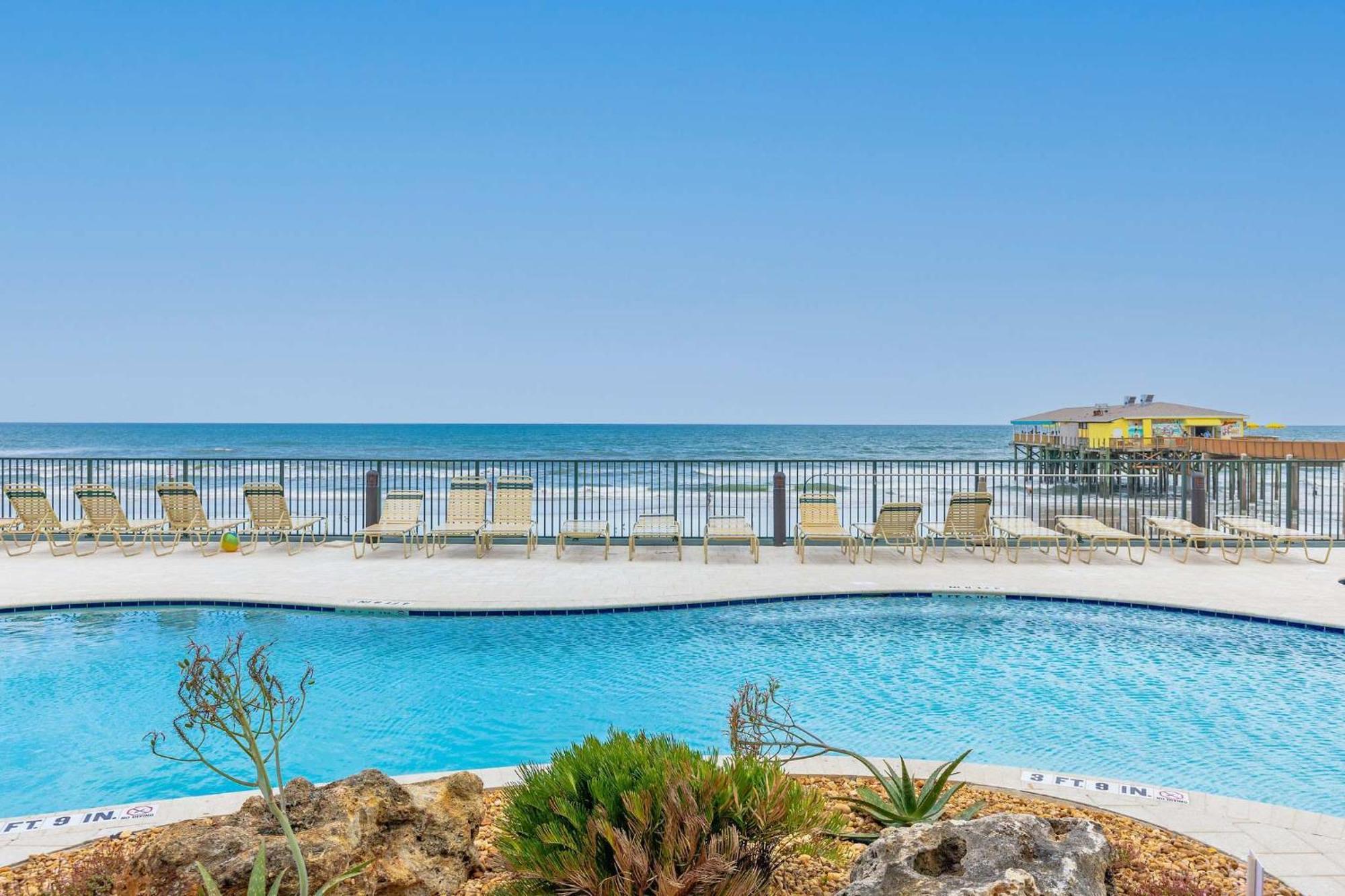 Ocean Views From Your Private Balcony! Sunglow Resort 606 By Brightwild Daytona Beach Shores Extérieur photo